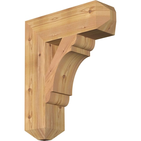 Ekena Millwork Olympic Craftsman Smooth Bracket, Western Red Cedar, 5 1/2"W x 20"D x 24"H BKT06X20X24OLY04SWR